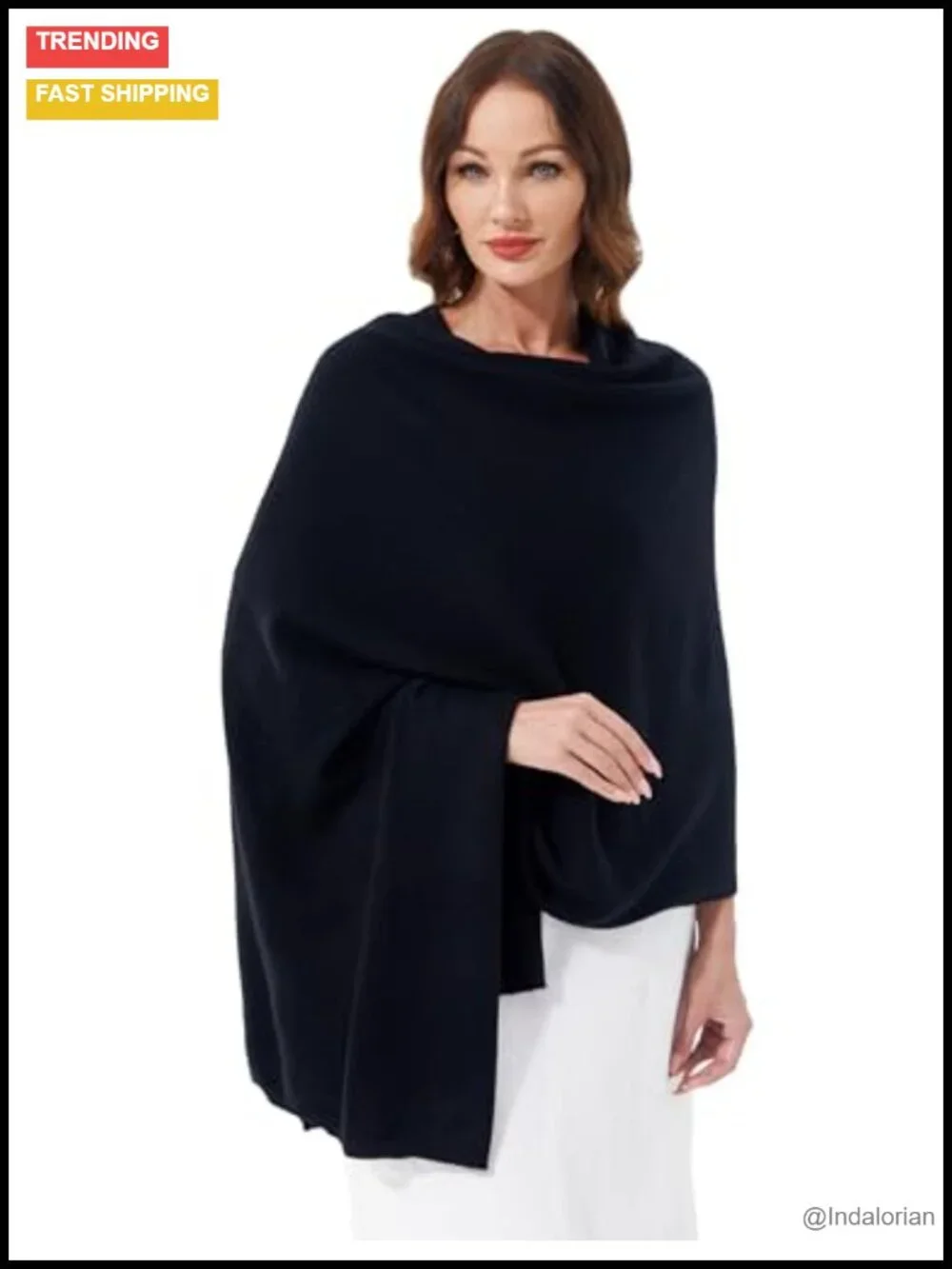 100% Cashmere Extra Large Wrap Shawl Pashmina Stole for Women Travel